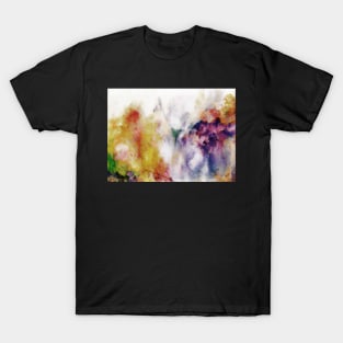 Colorful Abstract Flowers T-Shirt